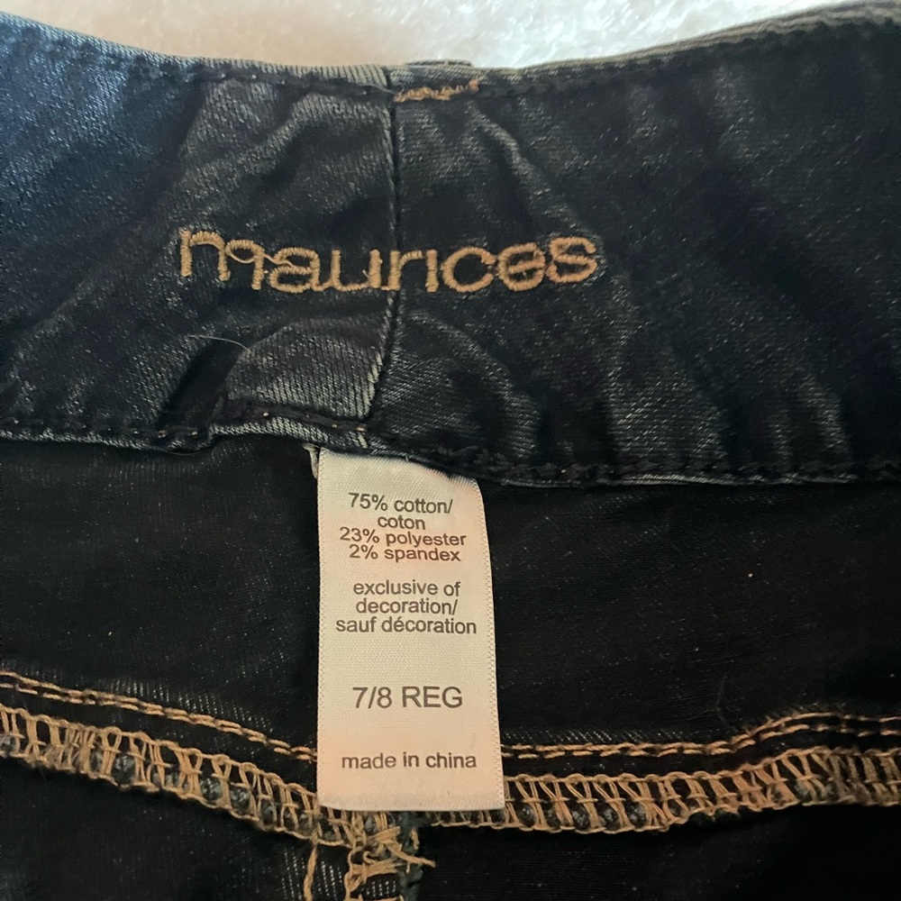 Maurices Women's Deep Indigo Flare Jeans